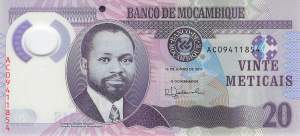 Mosambik p149b 20 Meticais 2017